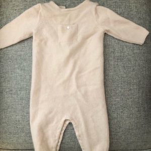 Bonpoint designer cashmere baby jumper onsie